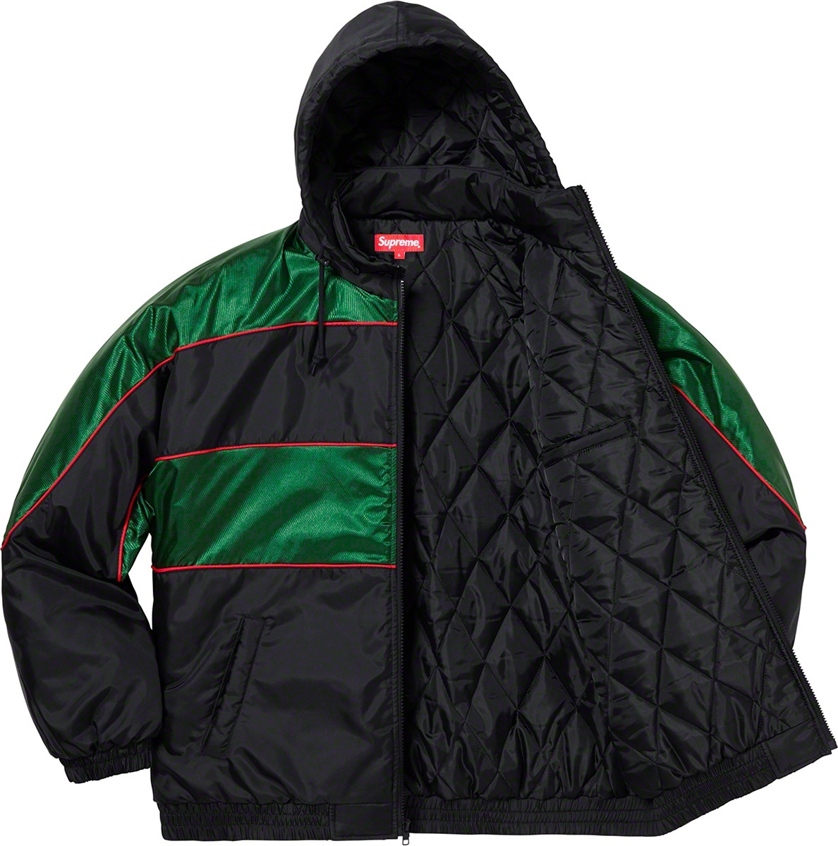 Sports Piping Puffy Jacket view 21